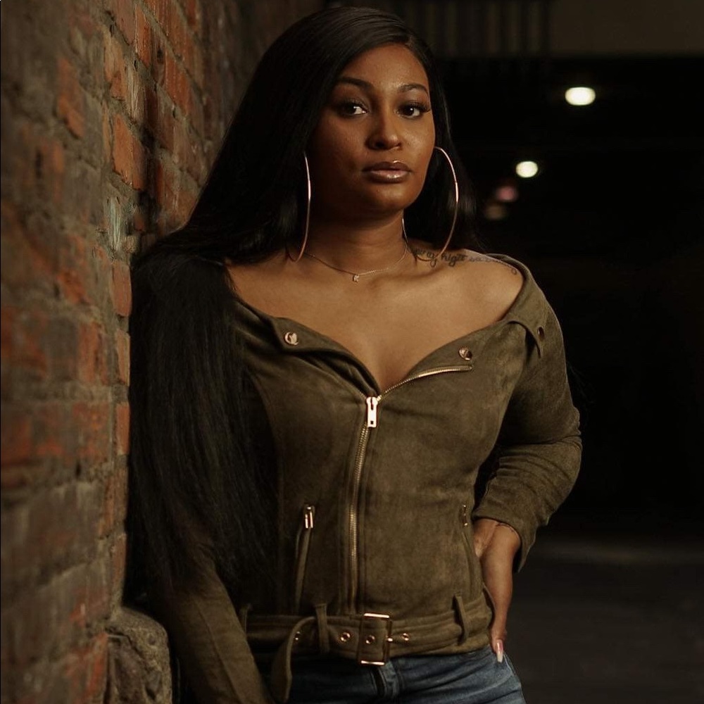 Green fashion nova jacket